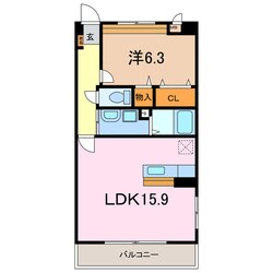 サウスヒルズ緑Ｃの物件間取画像